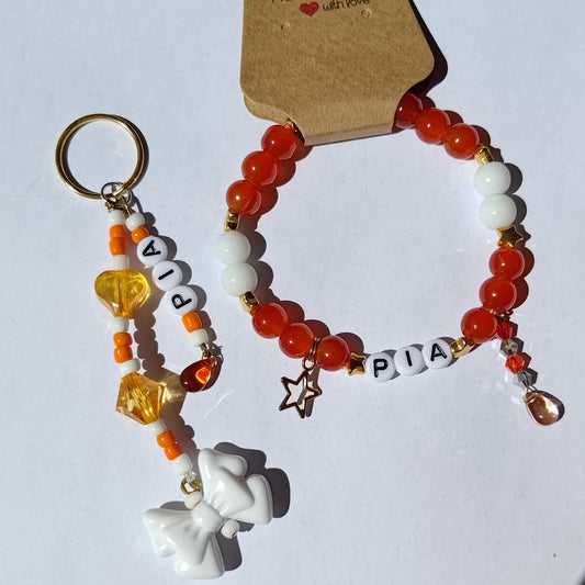 Oscar Piastri Bracelet and Keyring