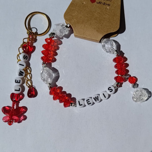 Lewis Hamilton Bracelet and keyring