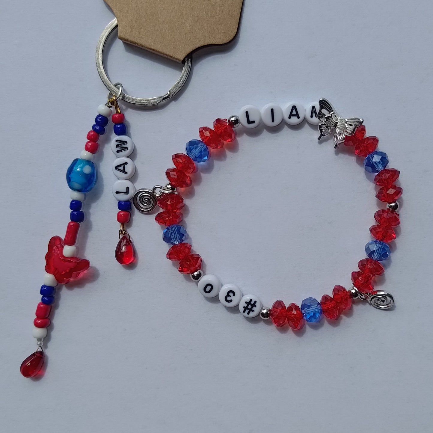 Liam Lawson Bracelet and Keyring